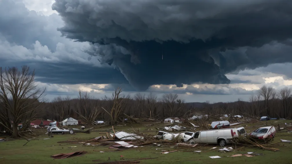 Tornadă devastatoare în Kentucky: un mort și cel puțin șapte răniți