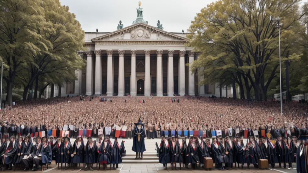 La Harvard, Absolvirea a Îmbinat Tradiția cu Protestele Studențești