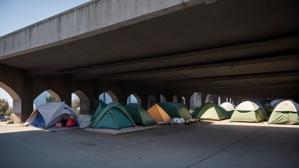 California: Guvernatorul Newsom cere orașelor să interzică taberele persoanelor fără adăpost
