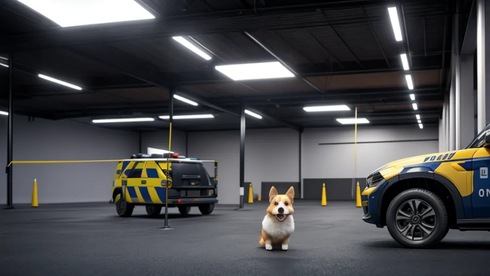 Primul Corgi Polițist din China a Devenit Vedetă Online cu Aptitudini Speciale