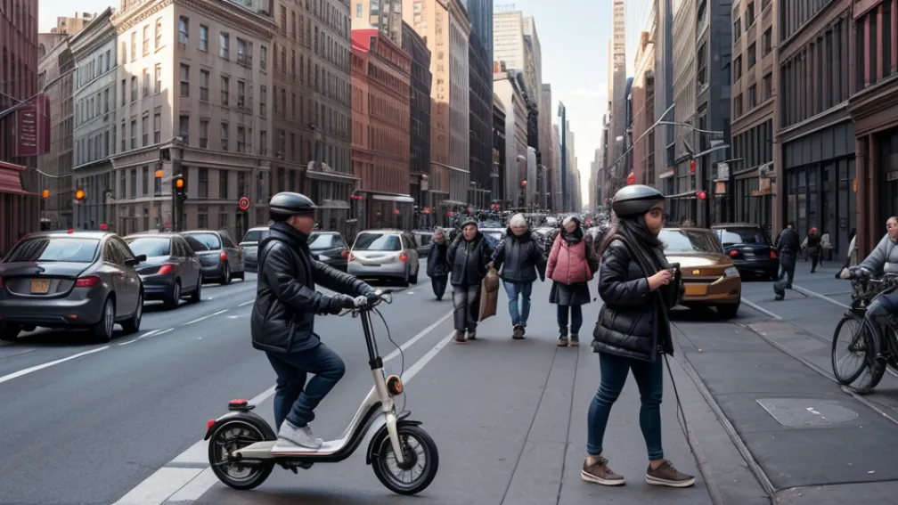 New York: Primarul Eric Adams vrea limită de viteză de 24 km/h pentru bicicletele și trotinetele electrice