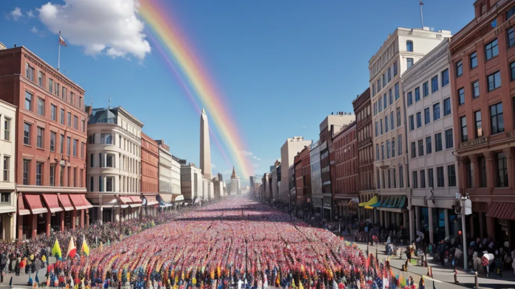 Pride la Washington: Sărbătoare şi mesaj politic în umbra Casei Albe a lui Trump