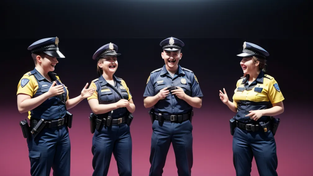 Căpitanii de poliție din SUA învață abilități de leadership prin improvizație