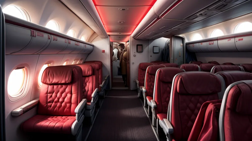Haos la bord: Un pasager a atacat o însoțitoare de zbor și a încercat să deschidă ușa avionului în zbor