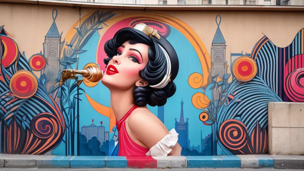Parisul o onorează pe Josephine Baker: Un nou mural dedicat legendarei artiste și activiste