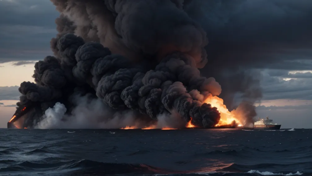 Tragedie în Indonezia: Un feribot cu sute de pasageri a luat foc pe mare, cel puțin cinci morți