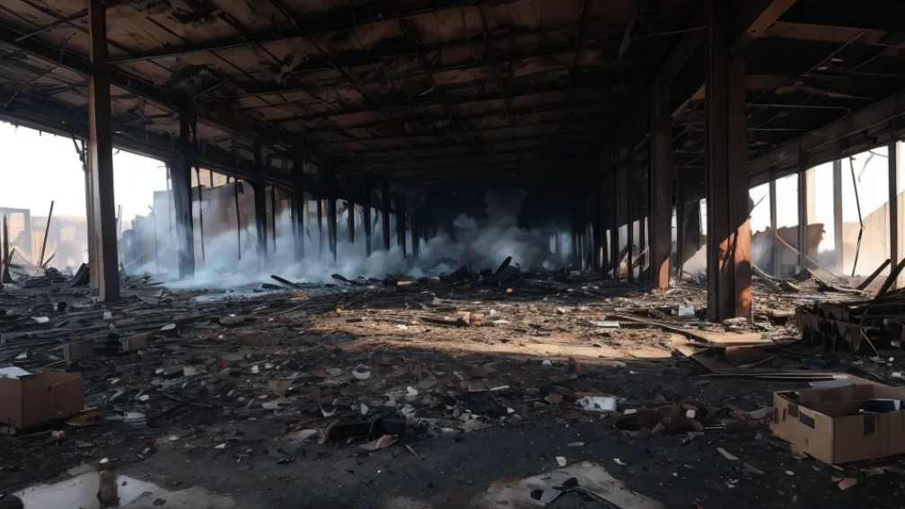 Resturi umane descoperite după explozia unui depozit de artificii în California