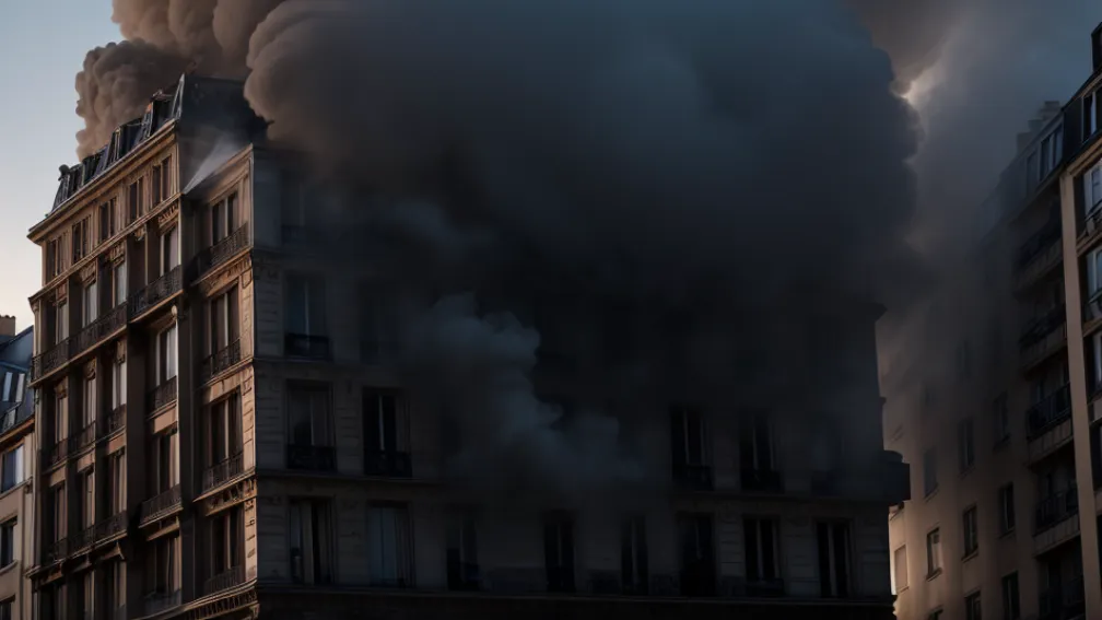 Erou la Paris: Un bărbat a salvat copii dintr-un incendiu, mergând pe o cornișă la 20 de metri înălțime