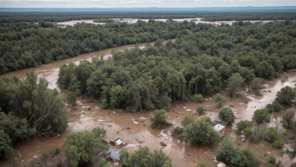 Inundații devastatoare în Texas: Echipele de salvare caută printre dărâmături persoanele dispărute