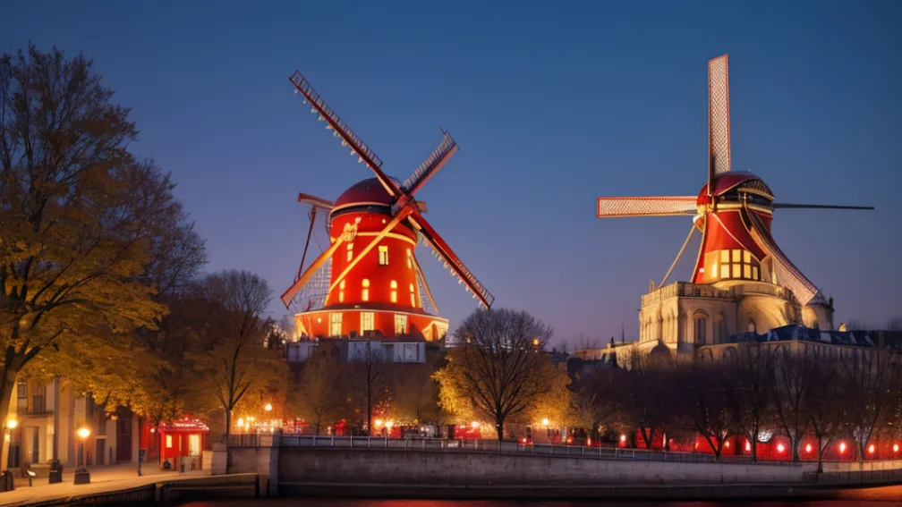 Aripile morii de la Moulin Rouge se rotesc din nou: Simbolul iconic al Parisului a fost restaurat