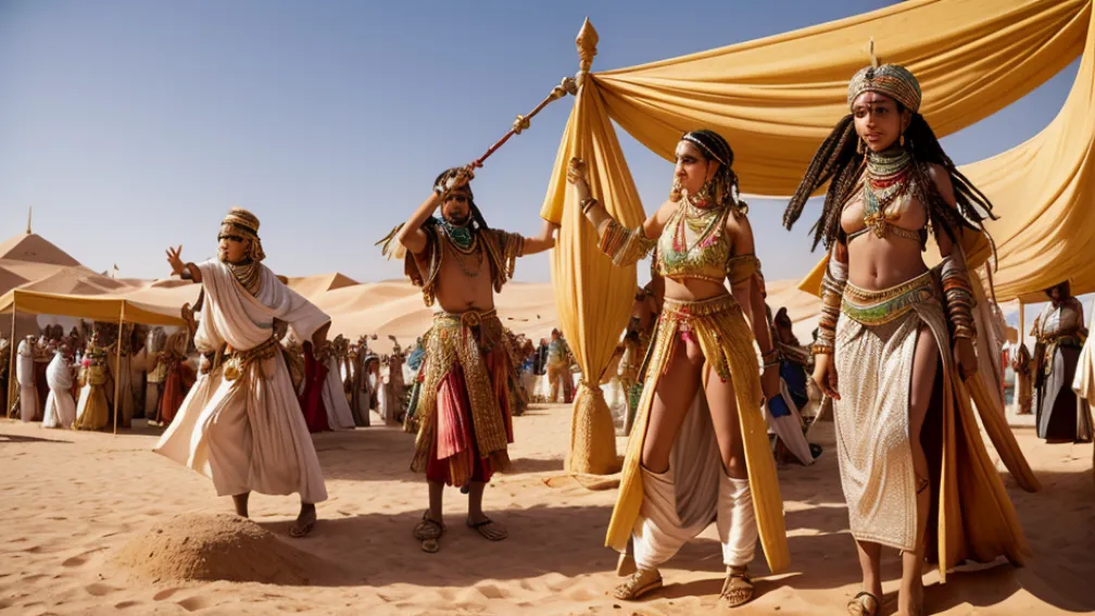 Festivalul Sebeiba: Dansul de 3.000 de ani al tuaregilor care aduce pacea în inima Saharei