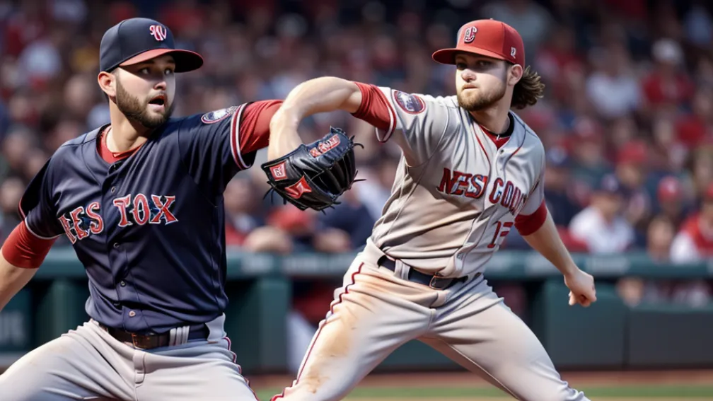 Naționalii din Washington înfruntă Red Sox din Boston, cu James Wood pe val