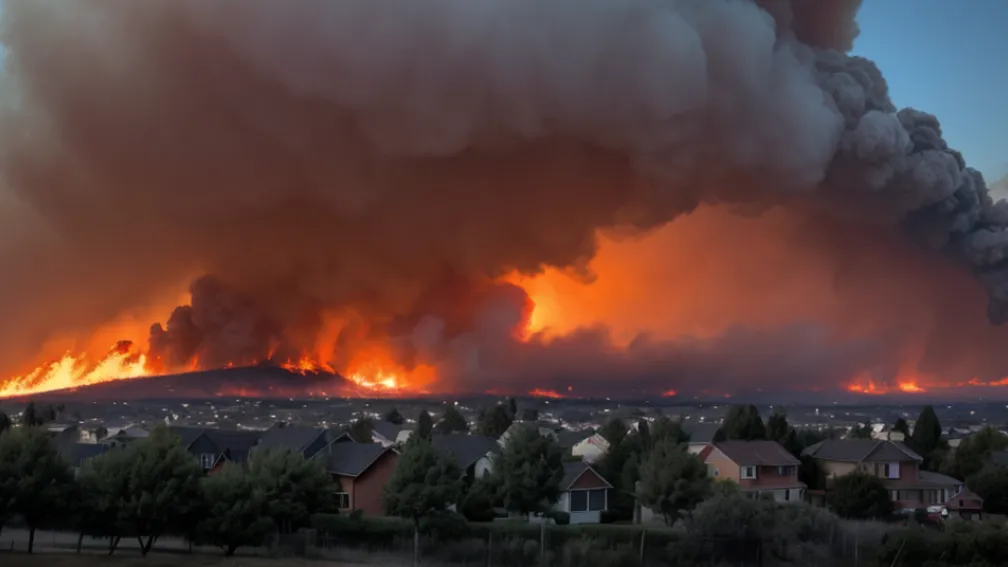 Incendiu de pădure în apropiere de Atena: Evacuarea locuitorilor și lupta cu focul
