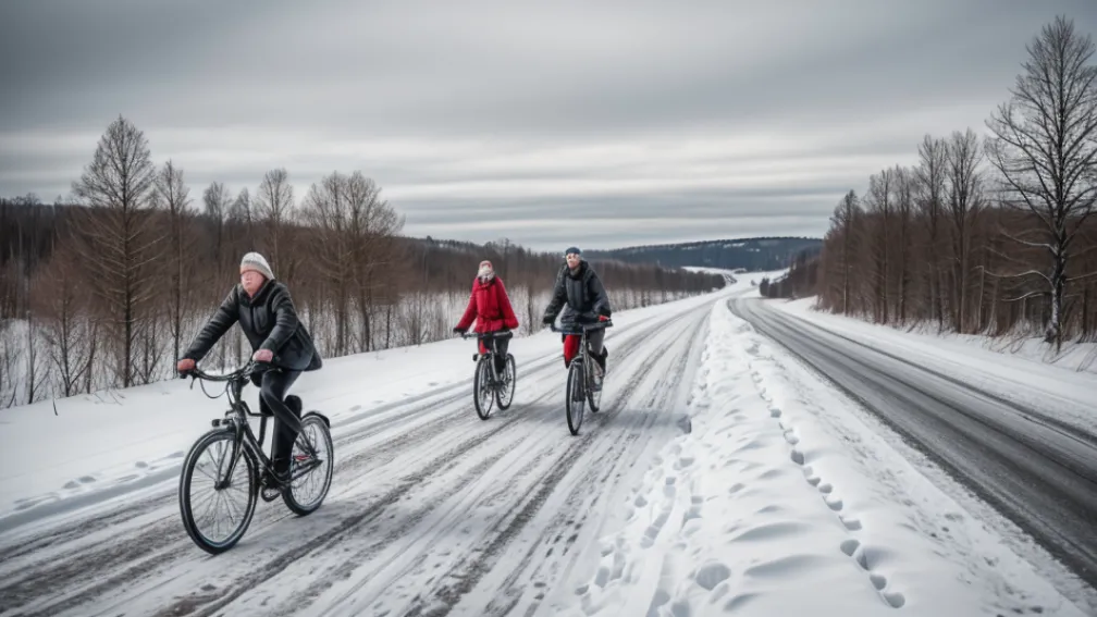 Trei elfi pleacă pe biciclete din Germania în Finlanda pentru a livra scrisori lui Moș Crăciun