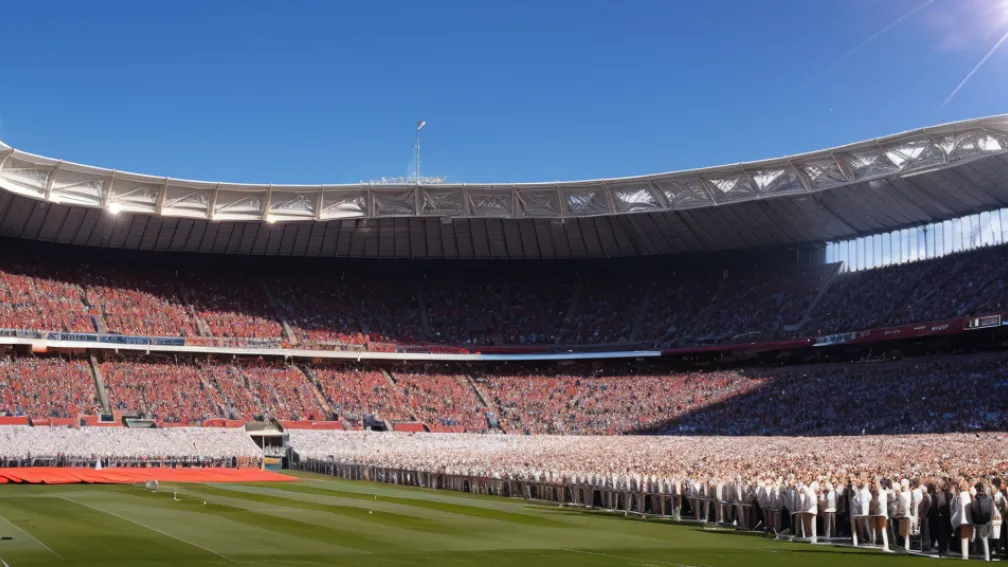 Trump și susținătorii au adus un omagiu lui Charlie Kirk: Imagini de la ceremonia memorială