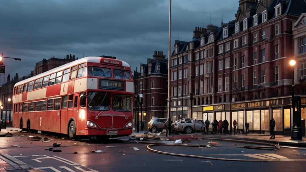 Accident grav la Londra: Un autobuz etajat a intrat într-o clădire lângă Victoria Station, 15 persoane spitalizate