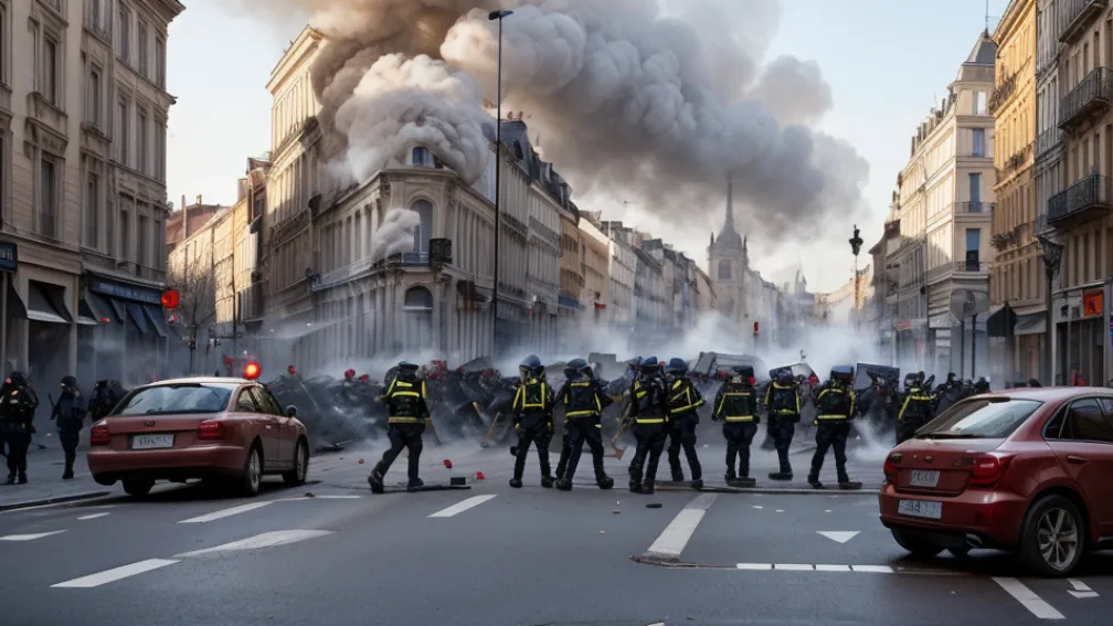 Val de proteste violente în Franța: drumuri blocate și incendii împotriva noului prim-ministru și a lui Macron