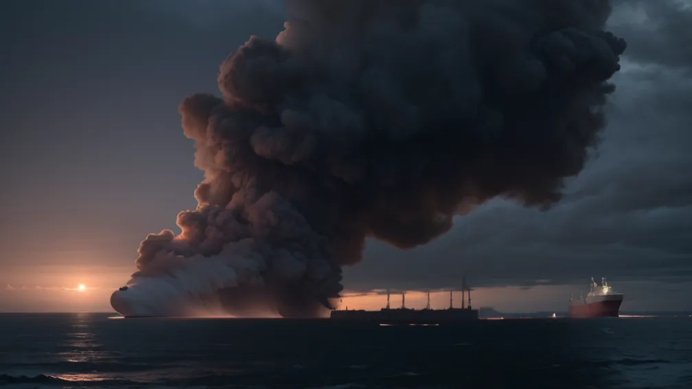 Explozie la bordul unei nave de marfă încărcată cu cărbune în Baltimore: Canalul navigabil, închis temporar
