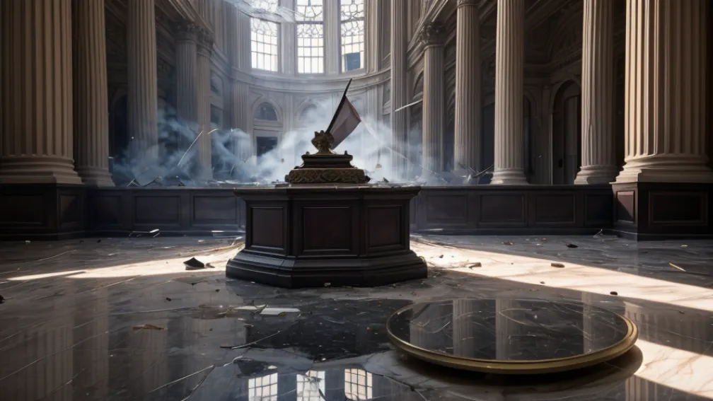 Incident grav la Capitolul statului Washington: Un bărbat cu probleme de sănătate mintală a provocat un incendiu și distrugeri