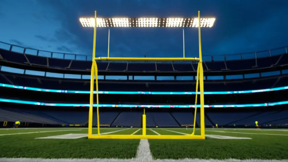 Stadion de fotbal american la apus