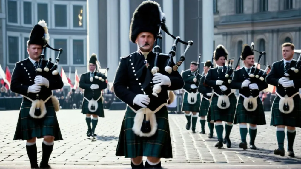 Melbourne stabilește un record mondial: Sute de cimpoieri au interpretat hitul AC/DC