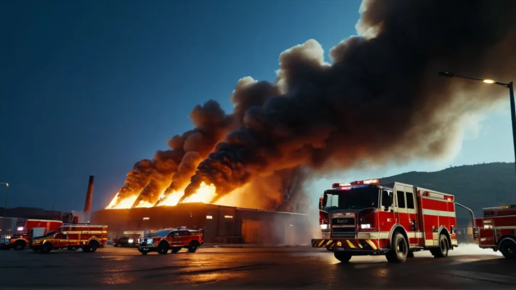 Şase morţi şi un rănit într-un incendiu la un depozit de parfumuri din Turcia