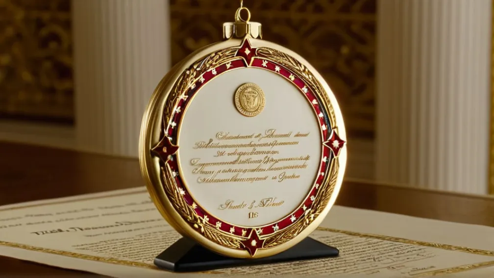 SUA se pregătesc de a 250-a aniversare: un ornament comemorativ cu Declarația de Independență