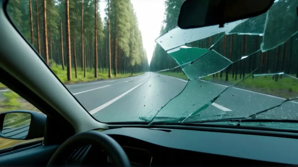 Incident incredibil în Carolina de Nord: Un vultur a aruncat o pisică pe parbrizul unei mașini