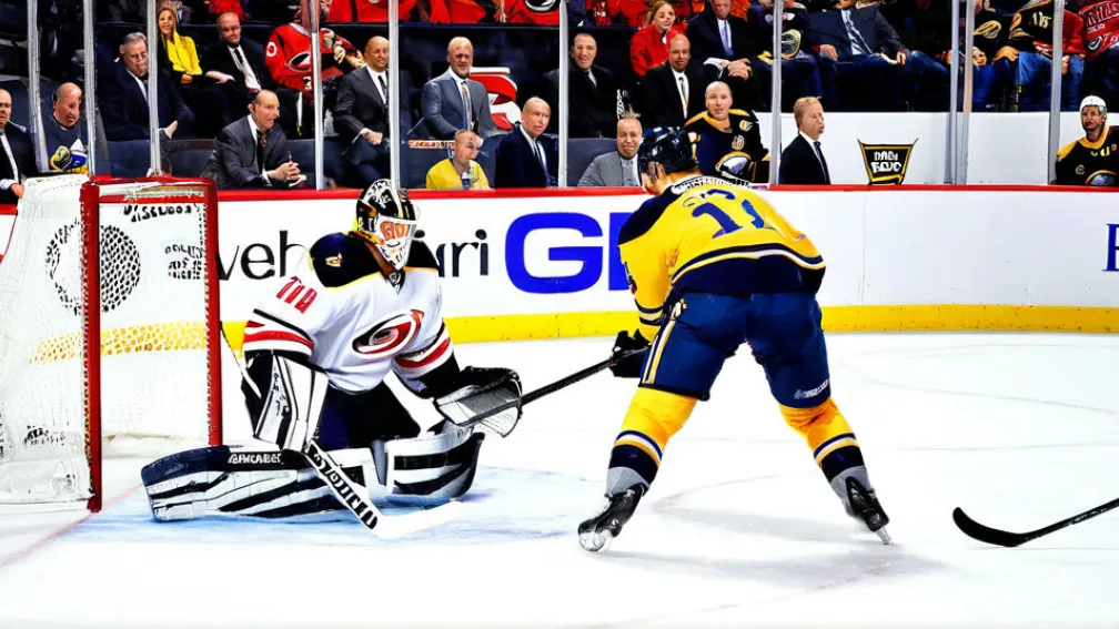 Sabres înving Urcanii cu 4-1 datorită golului spectaculos al lui Malenstyn