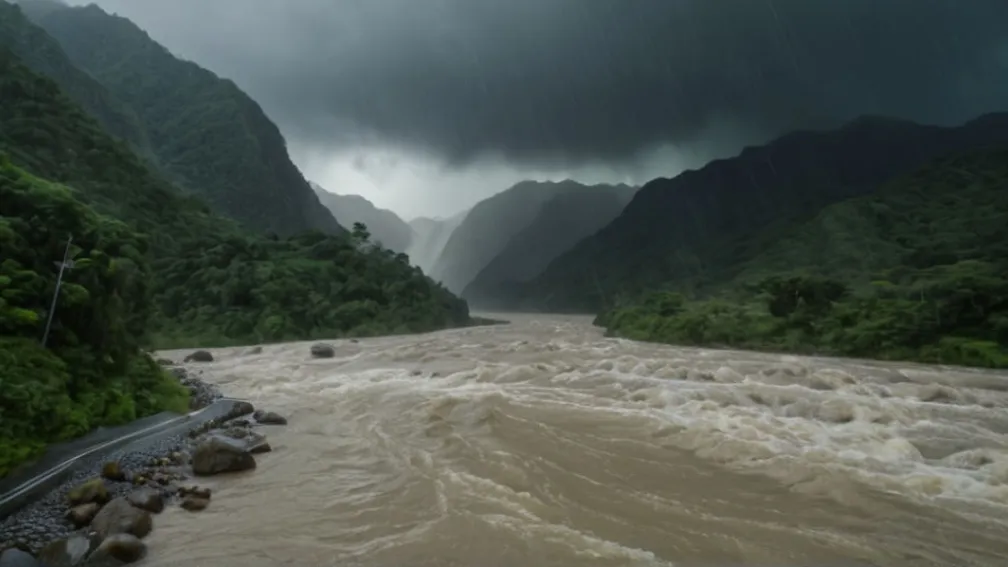 Taiwan sub ploi torențiale: Depresiunea tropicală aduce inundații și riscuri de alunecări de teren