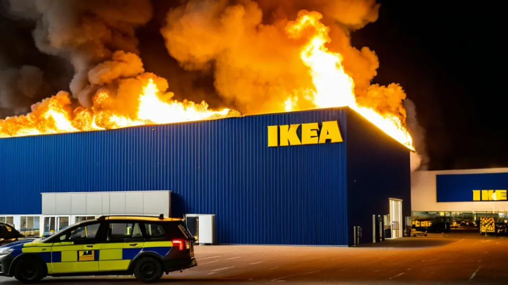 Cetățean ucrainean, condamnat în Lituania pentru incendierea unui magazin IKEA; autoritățile leagă incidentul de serviciile secrete militare ruse.