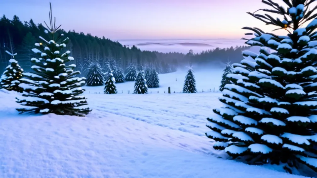 A început "recolta" de brazi de Crăciun în Germania, locul de naștere al tradiției