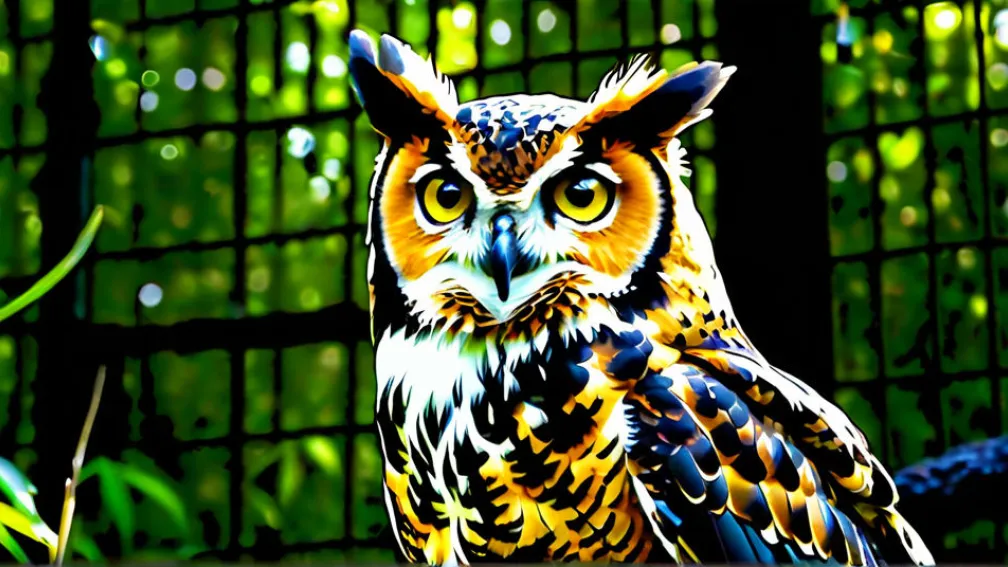 Recuperare miraculoasă: Bufnița prinsă în beton, salvată și gata să-și ia zborul din nou