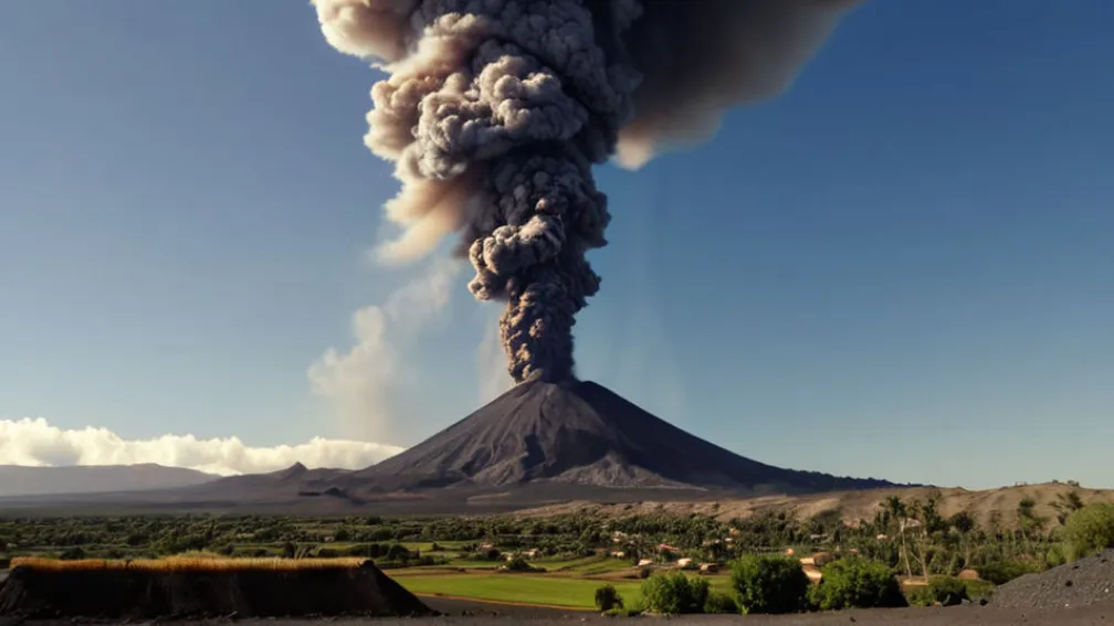 Erupția vulcanului Hayli Gubbi din Etiopia: Nori de cenușă au acoperit țările vecine
