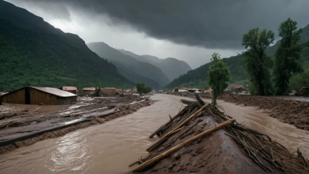 Inundații și alunecări de teren devastatoare în Indonezia: Cel puțin 10 morți în Sumatra