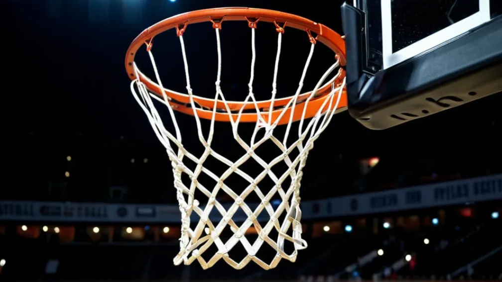 Primo Piano sulla Rete da Pallacanestro