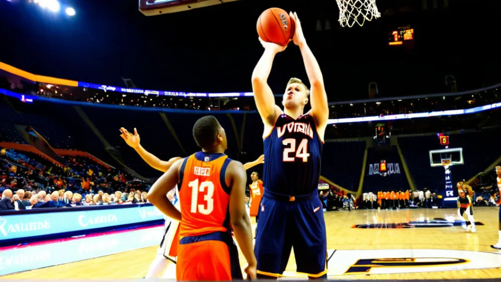 Baschetbaliștii de la Virginia înving Queens cu 94-69, grație celor 21 de puncte ale lui De Ridder