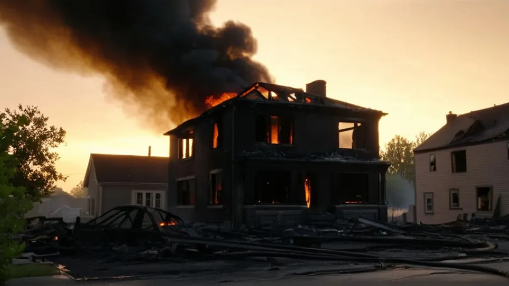 Tragedie în Franța de Est: Cinci morți într-un incendiu devastator de casă