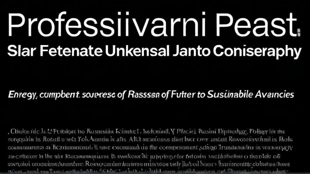 Energie solară: o revoluție în sectorul energetic