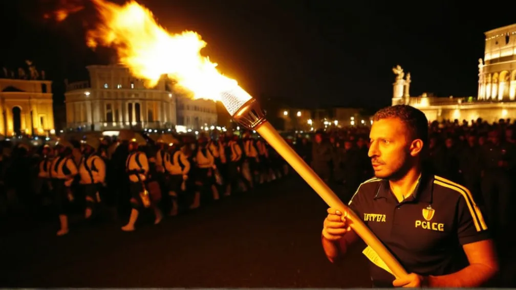 Proteste la Roma: activiști au încercat să perturbe ștafeta olimpică