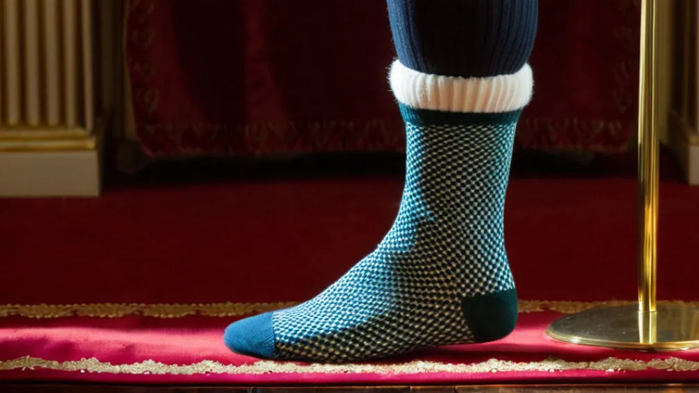 O inițiativă regală: Ciorapi de Crăciun din draperii de la Sandringham, scoși la licitație