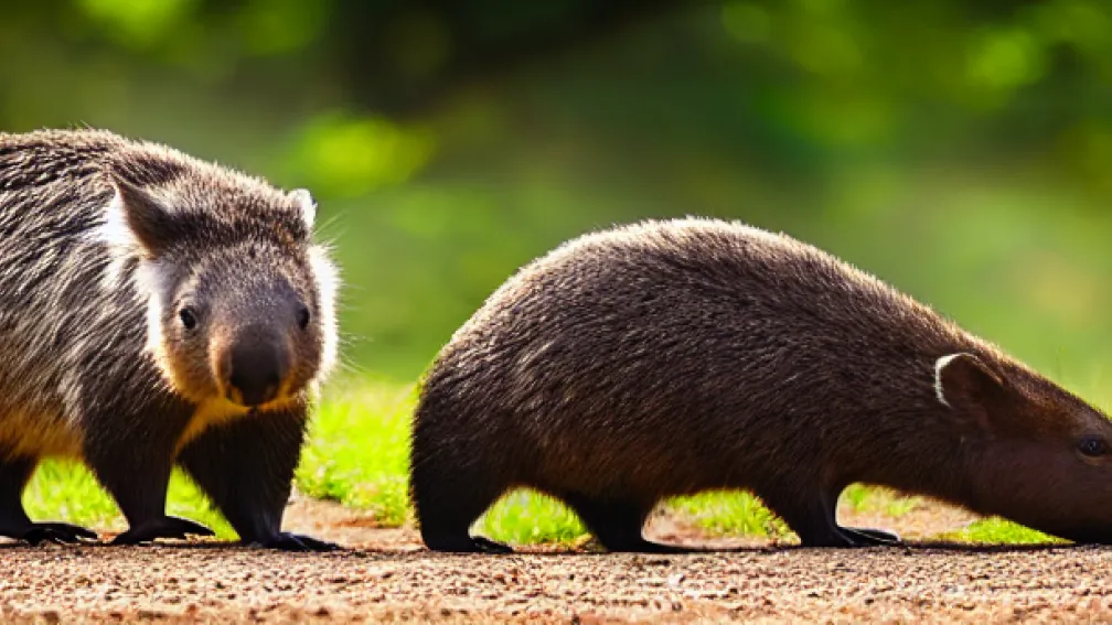 Indignare în Australia: Influencer american surprinsă în timp ce smulge un pui de wombat de lângă mama sa