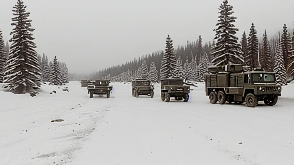Pregătiri de război cu Rusia la -36 grade