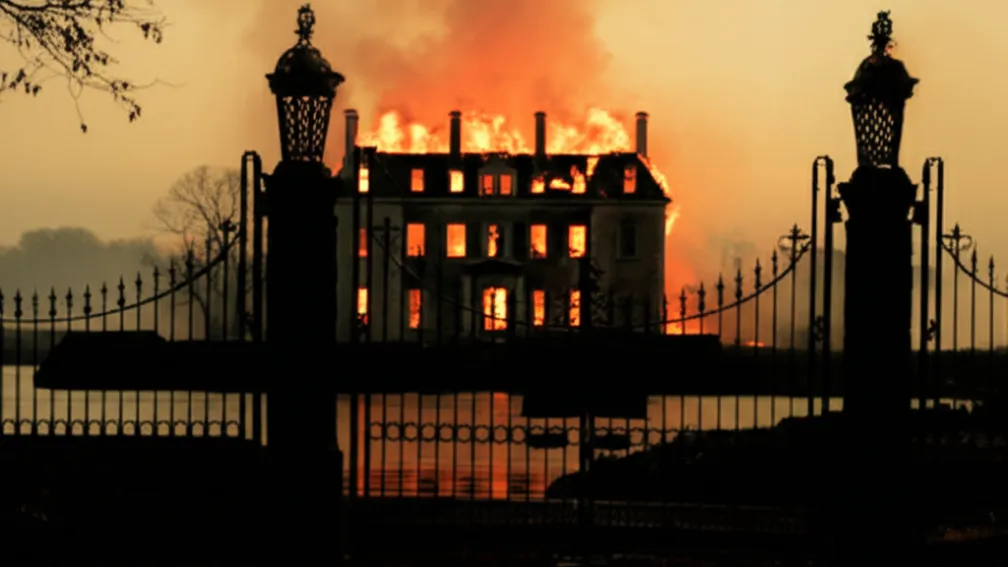 Reședința Guvernatorului din Pennsylvania, Ținta unui Incendiu Criminal