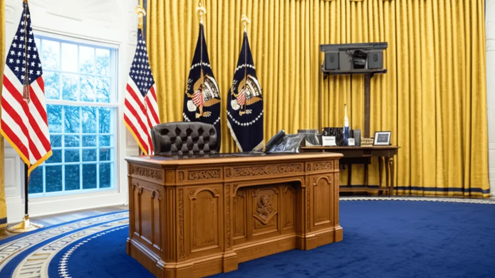 Trump folosește Biroul Oval ca tribună pentru mesajul său