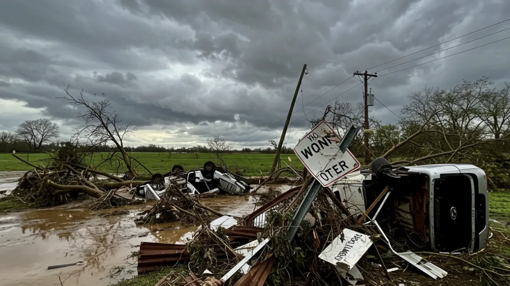 Furtună devastatoare cu tornade în Oklahoma și Texas