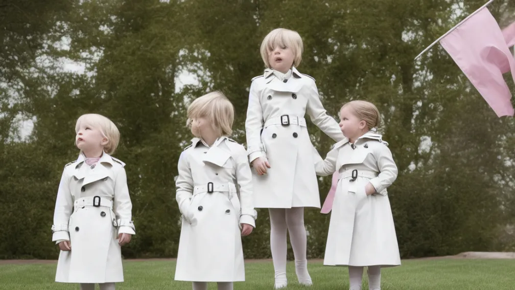 Melania Trump a ales un trench la evenimentul White House Easter Egg Roll