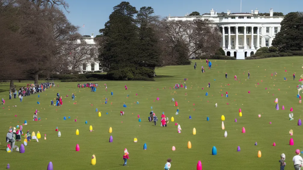 Mii de oameni la Casa Albă pentru tradiționalul Easter Egg Roll