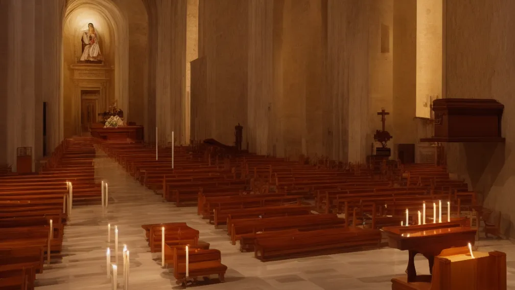 Adio discret înainte de înmormântarea Papei Francisc