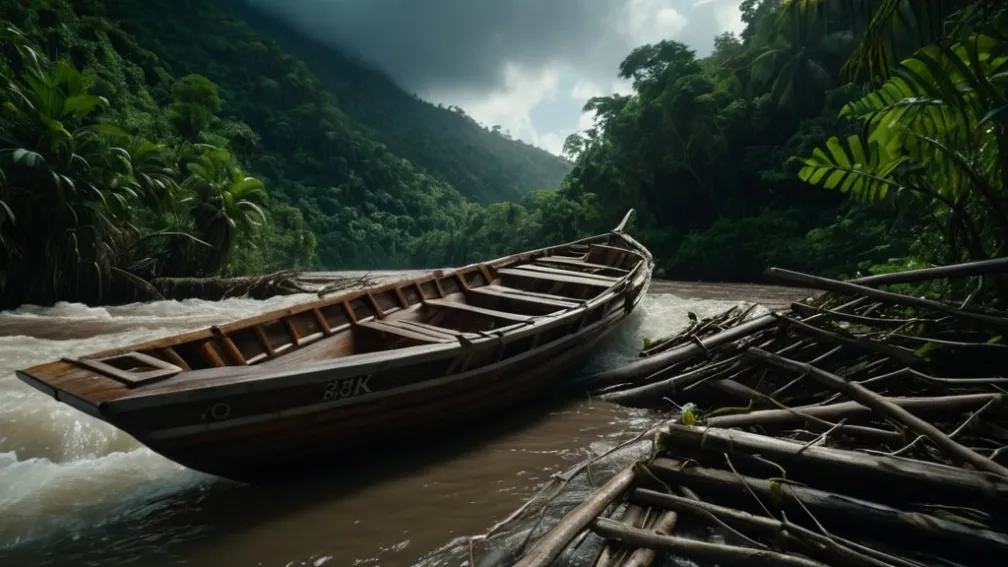 Barja s-a răsturnat pe râul Congo: 64 de persoane dispărute după tragedie